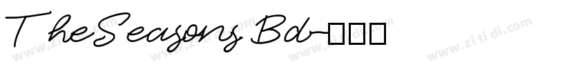 TheSeasons Bd字体转换